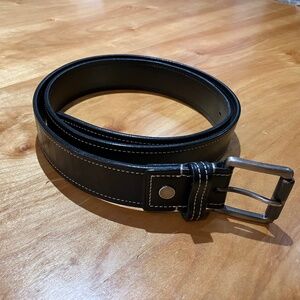 Coach leather belt